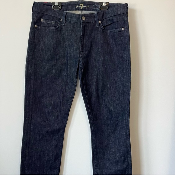 7 for All Mankind Kimmie Straight Leg Blue Size 31 - Picture 4 of 15